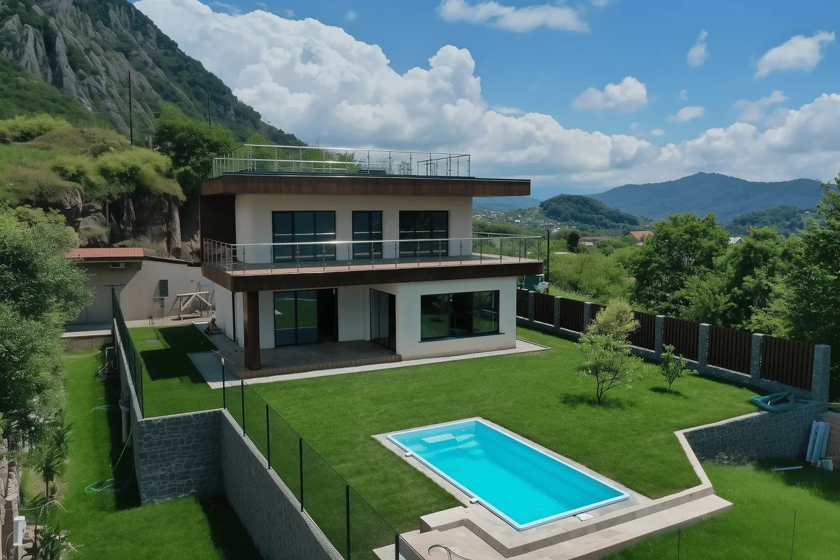 Композитный бассейн Laguna 6 — визуализация в Сортавале