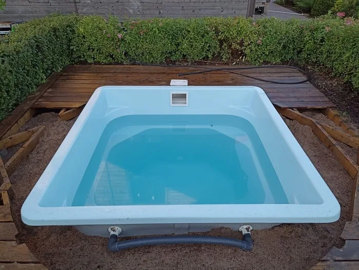 Композитная купель Laguna 2 — установка в Сортавале